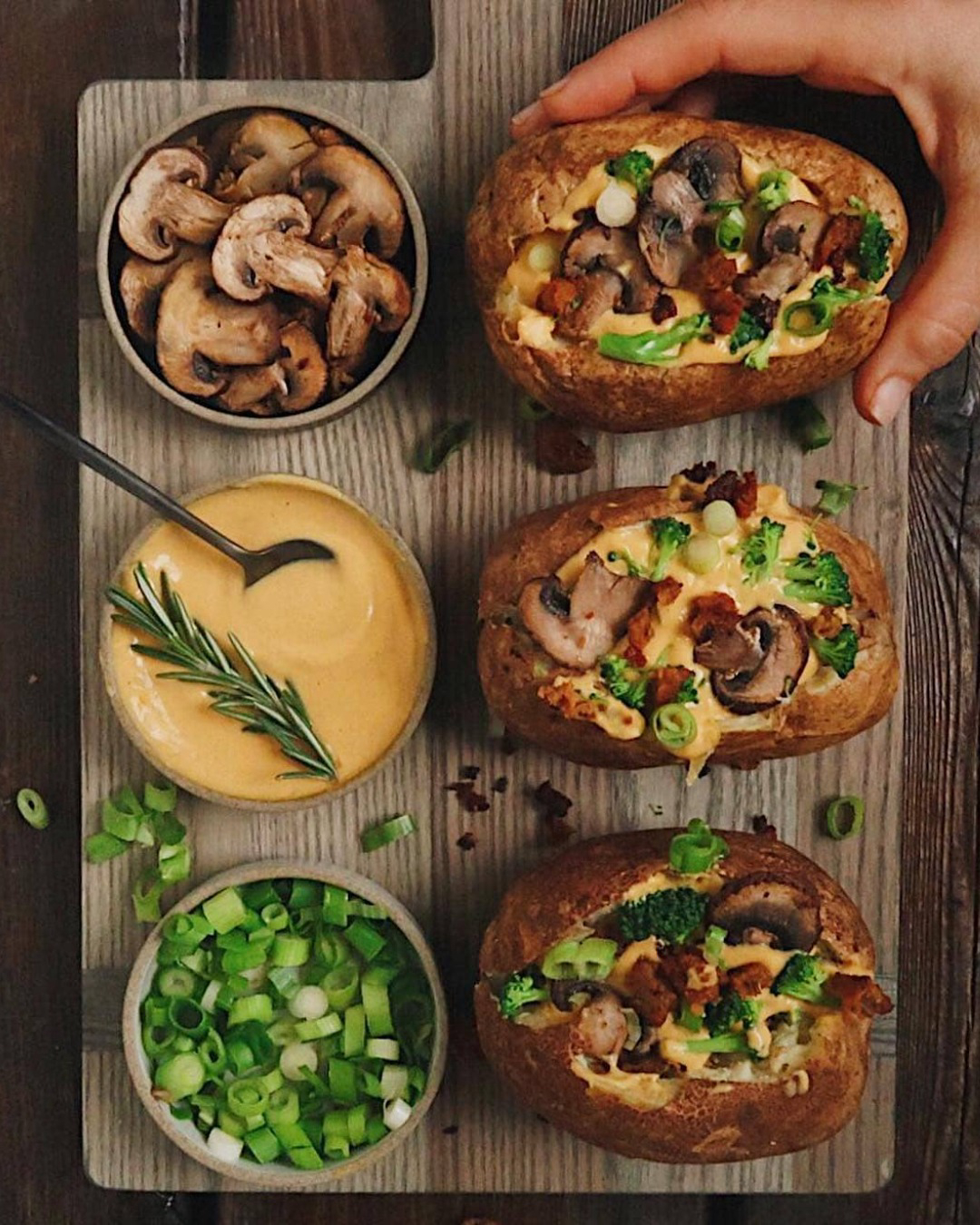 Vegan Loaded Baked Potatoes