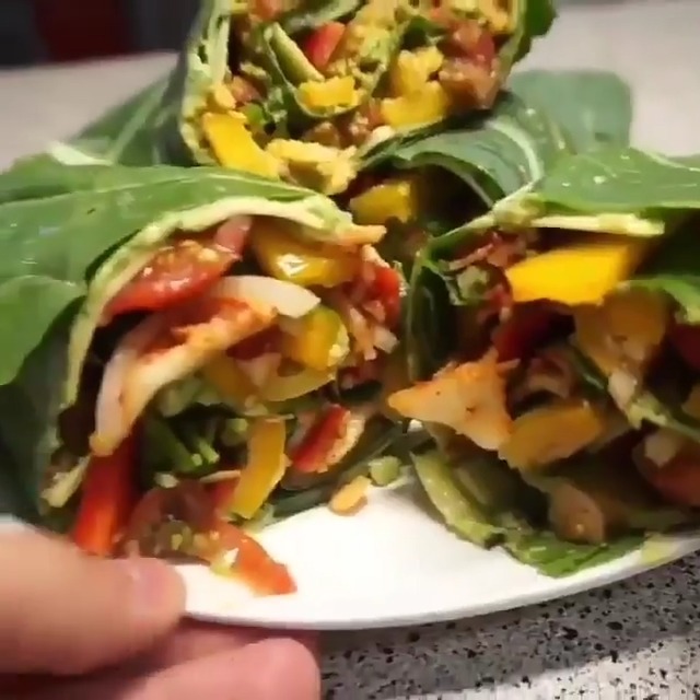 Raw Vegan Vegetable Burrito