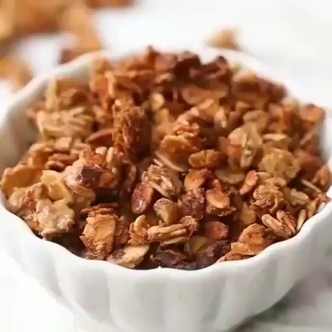 Healthy Vegan Banana Bread Granola