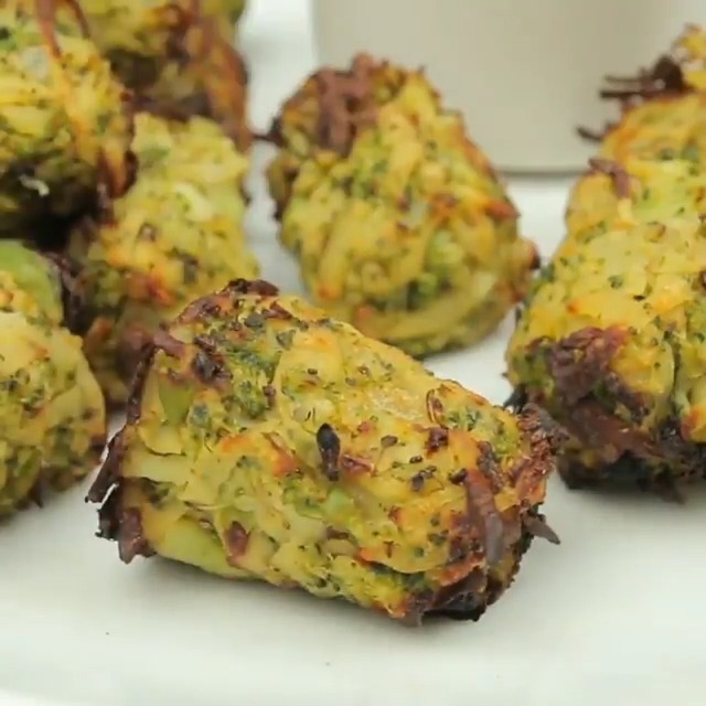 Vegan Broccoli Tater Tots
