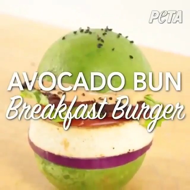 Vegan Avocado Breakfast Burger