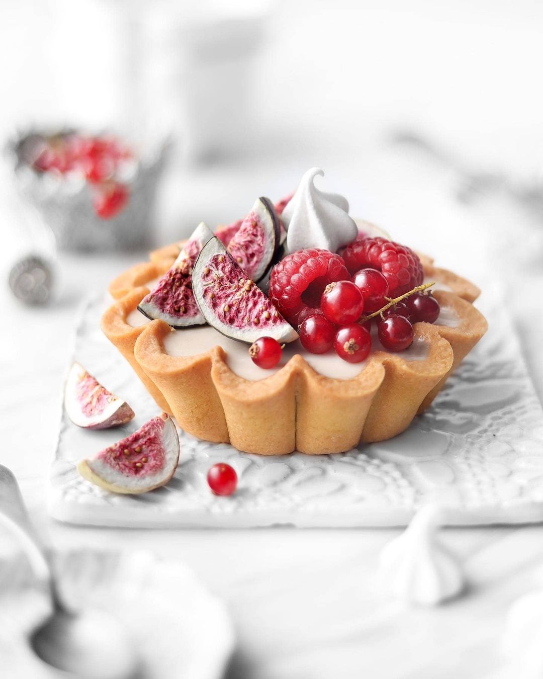 Vegan White Chocolate Ganache Tart
