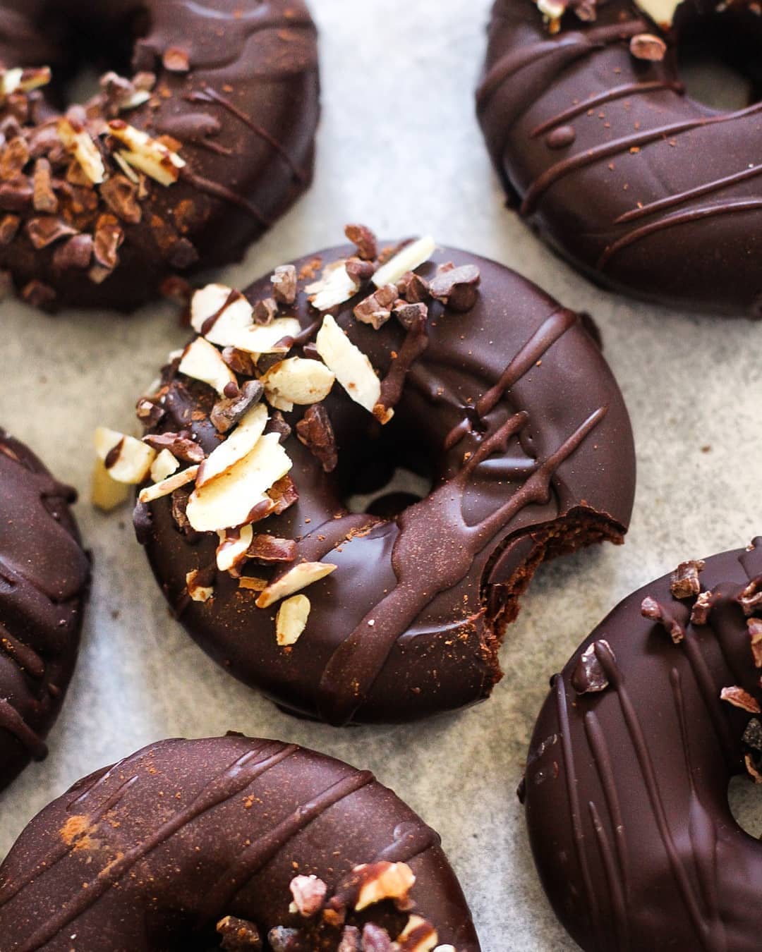 Raw Chocolate Brownie Donuts