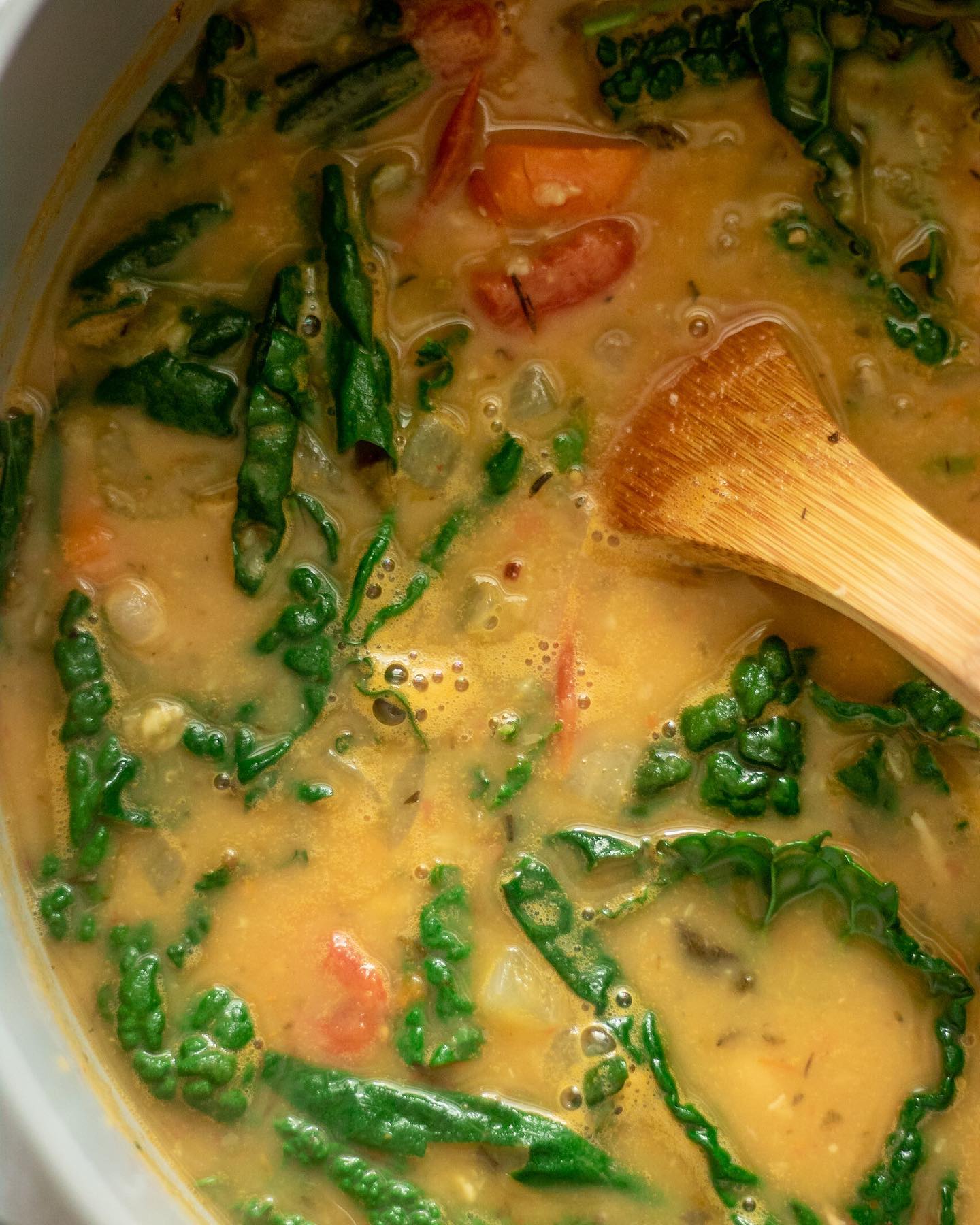 Creamy Roasted Tomato and White Bean Soup
