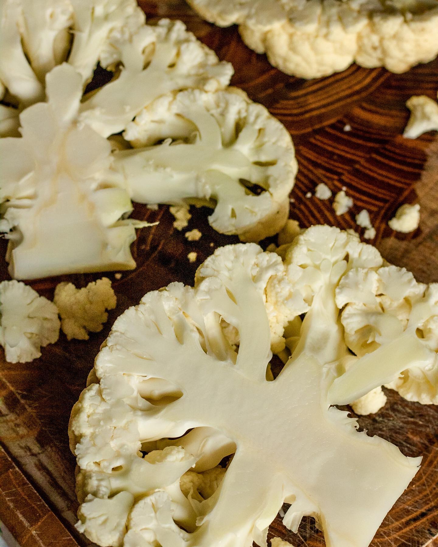 Tahini Roasted Cauliflower and Lentils