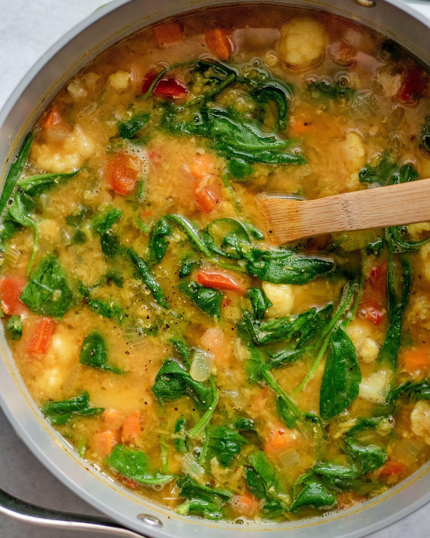 Cozy Sweet Potato Red Lentil Soup