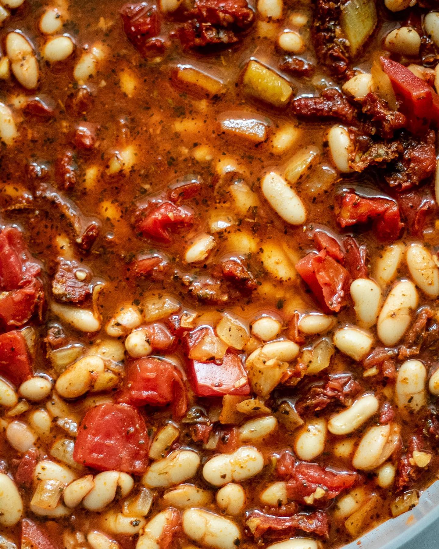 Sun-Dried Tomato White Bean Skillet