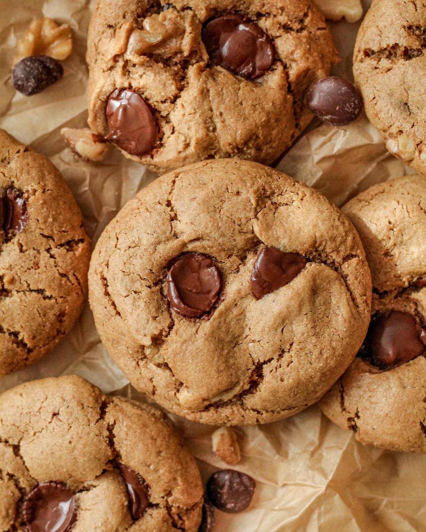 Chocolate Chip Walnut Cookies