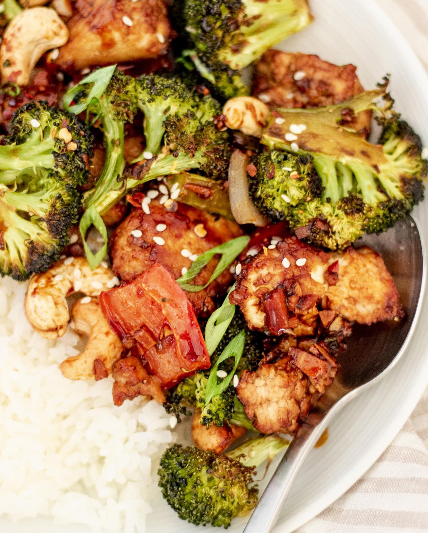 Sheet Pan Cashew Tofu