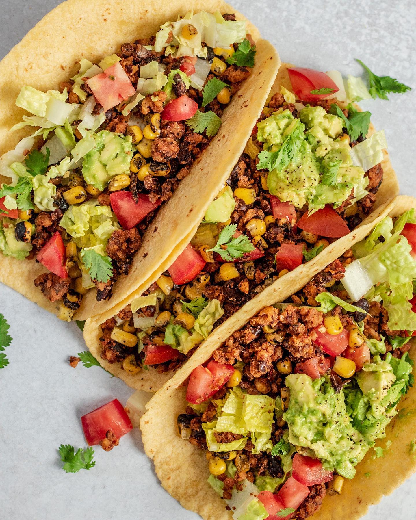 Vegan Taco Meat Tacos with Smoky Chipotle Flavor