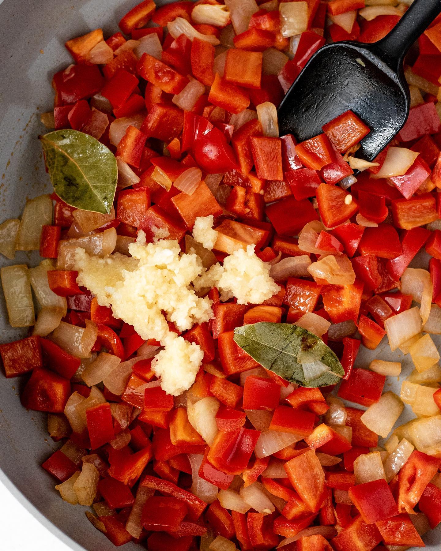 Sautéed Garlic and Cauliflower Red Lentil Stew