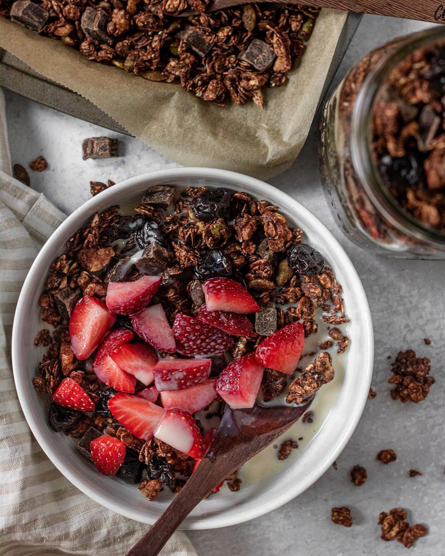 Chocolate Cherry Granola