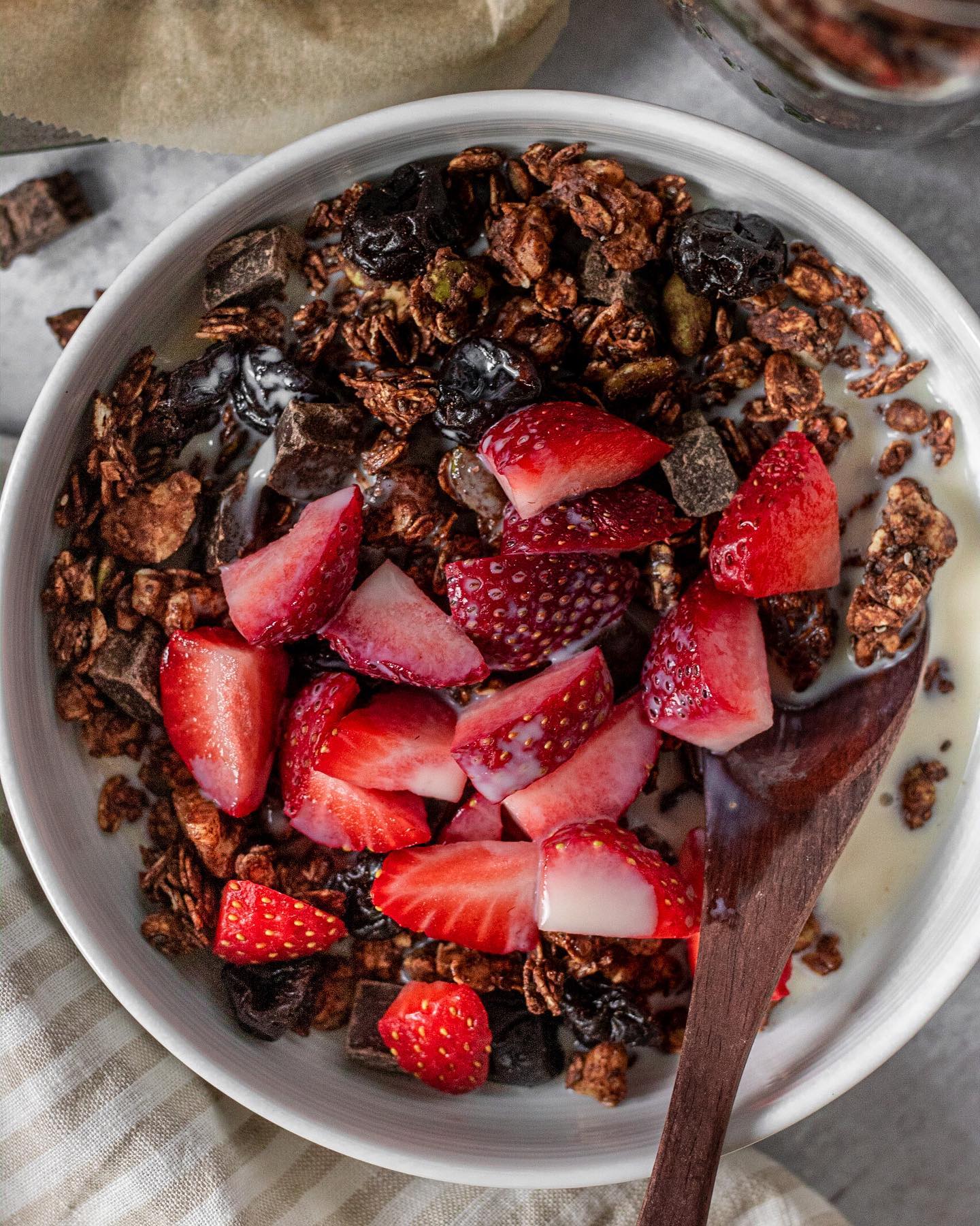 Chocolate Cherry Granola