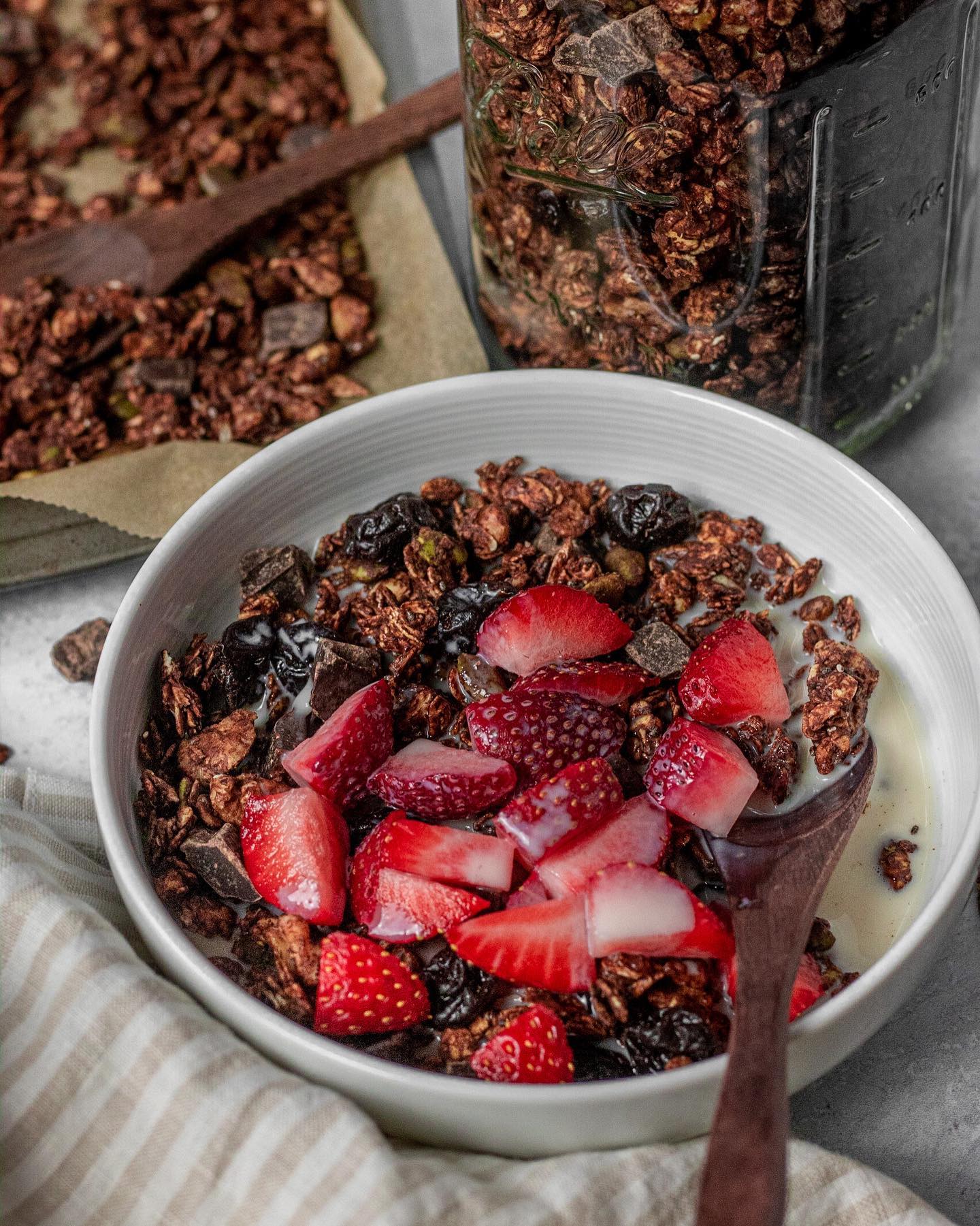 Chocolate Cherry Granola