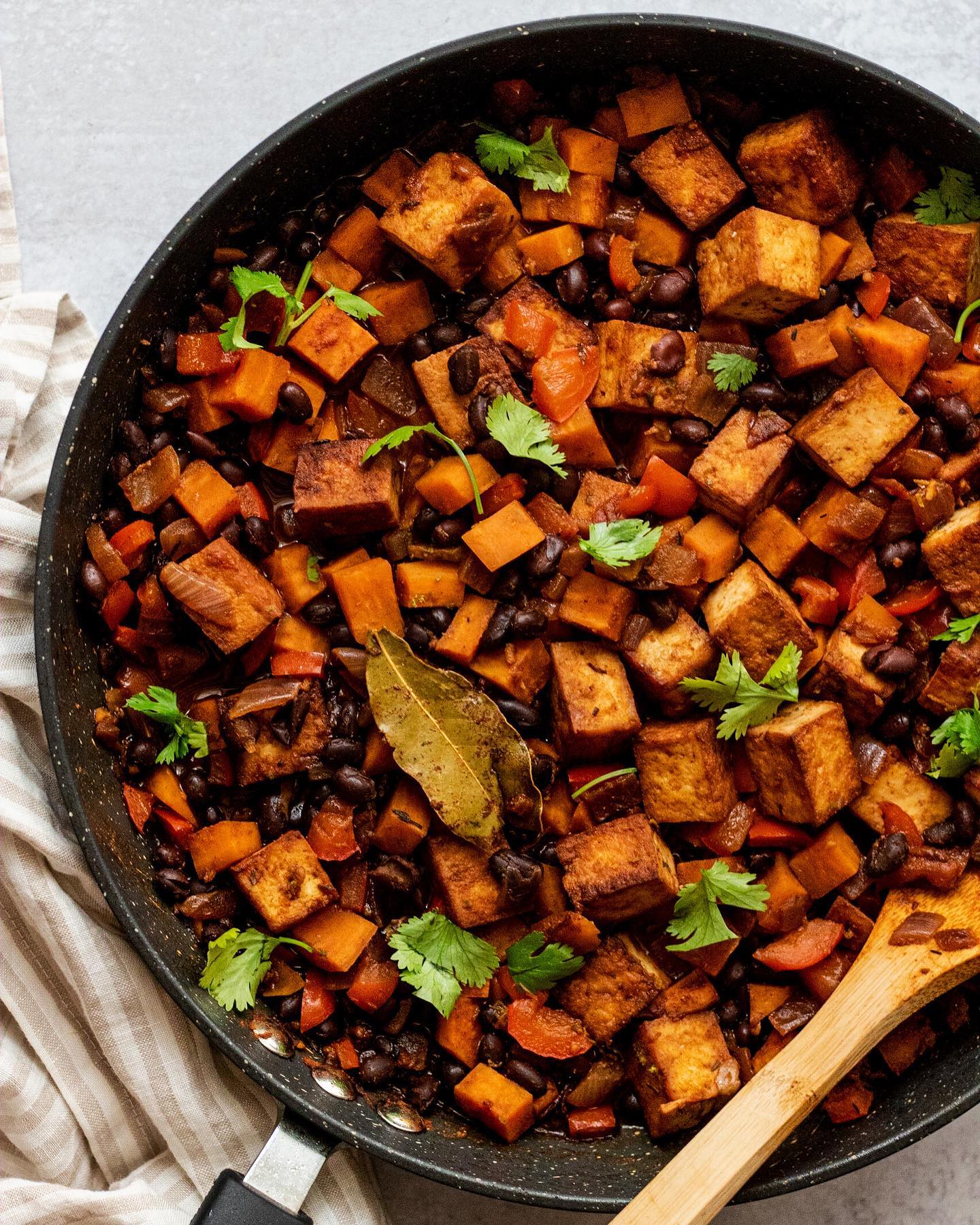 Chili Lime Tofu Skillet