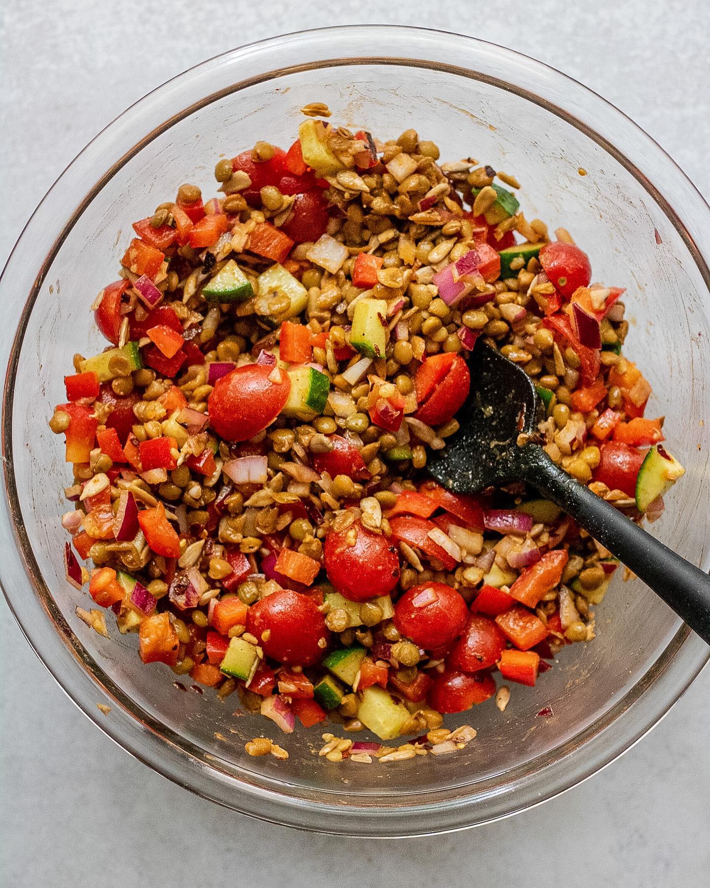 Quick and Easy Spiced Lentil Bowl