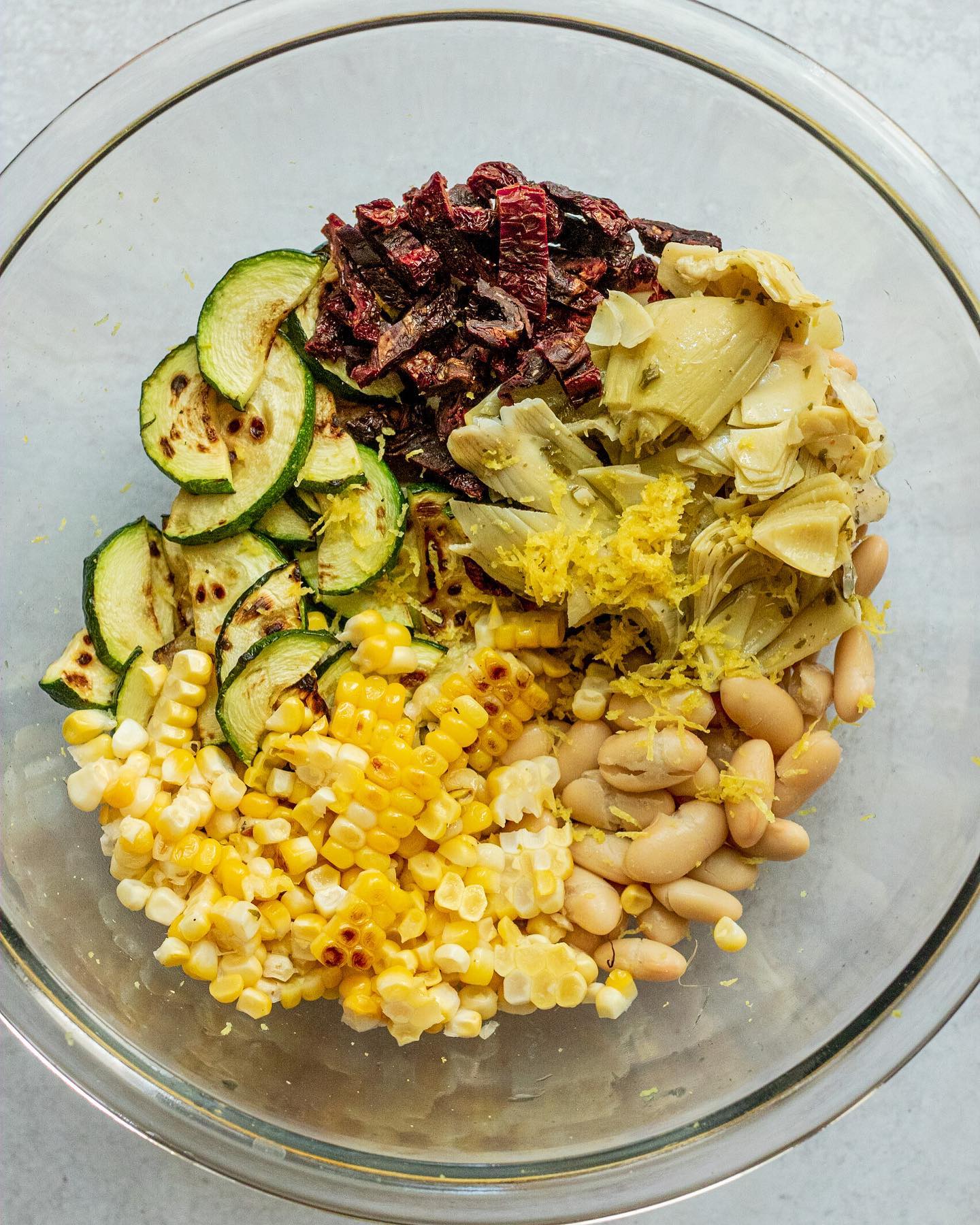 Marinated White Bean and Zucchini Salad