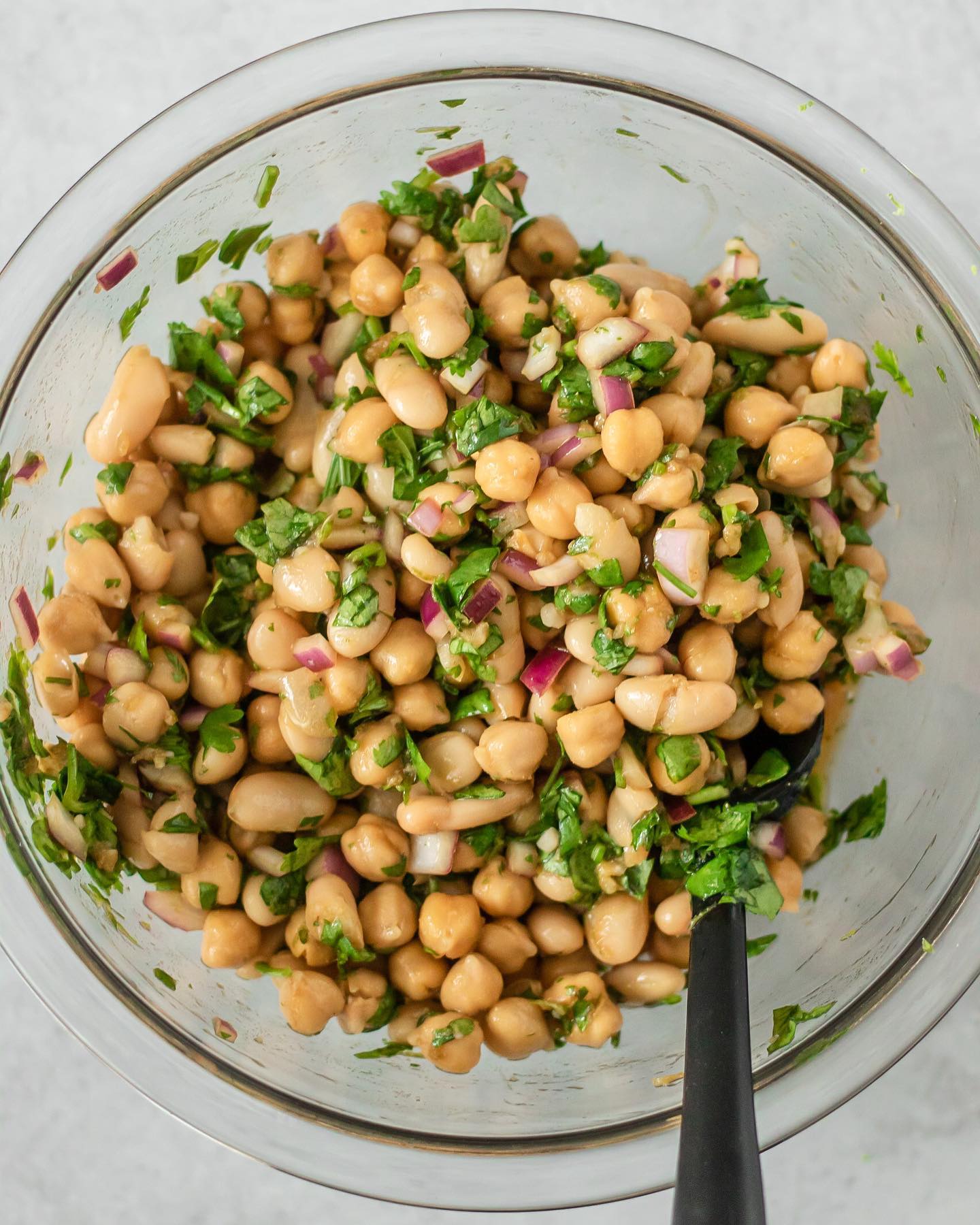 Tangy Cilantro Lime Chickpeas Nourish Bowl