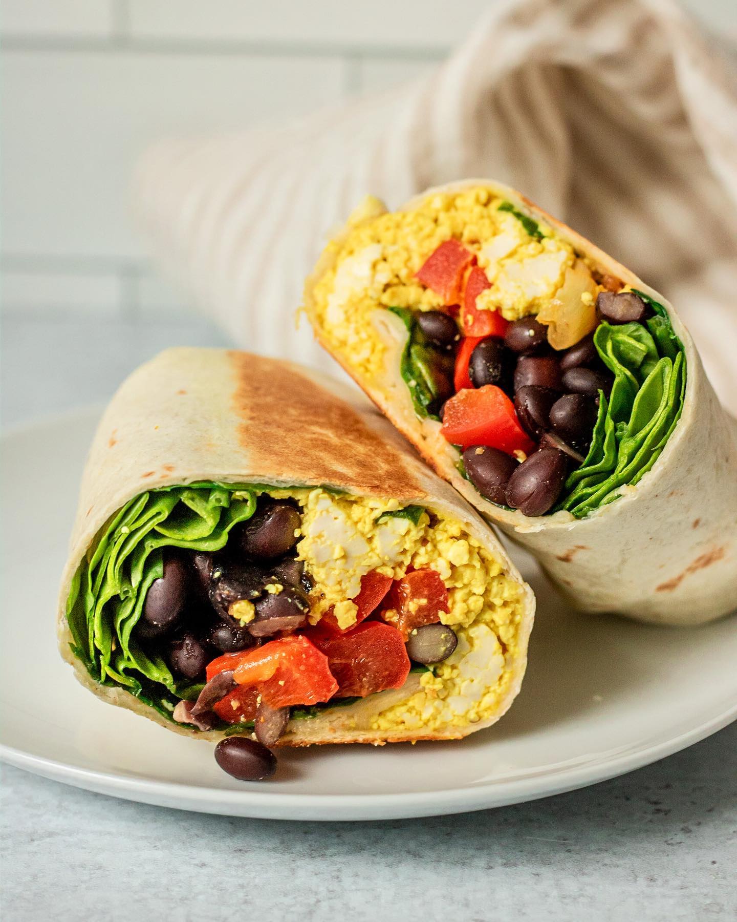 Protein-Packed Vegan Breakfast Burrito