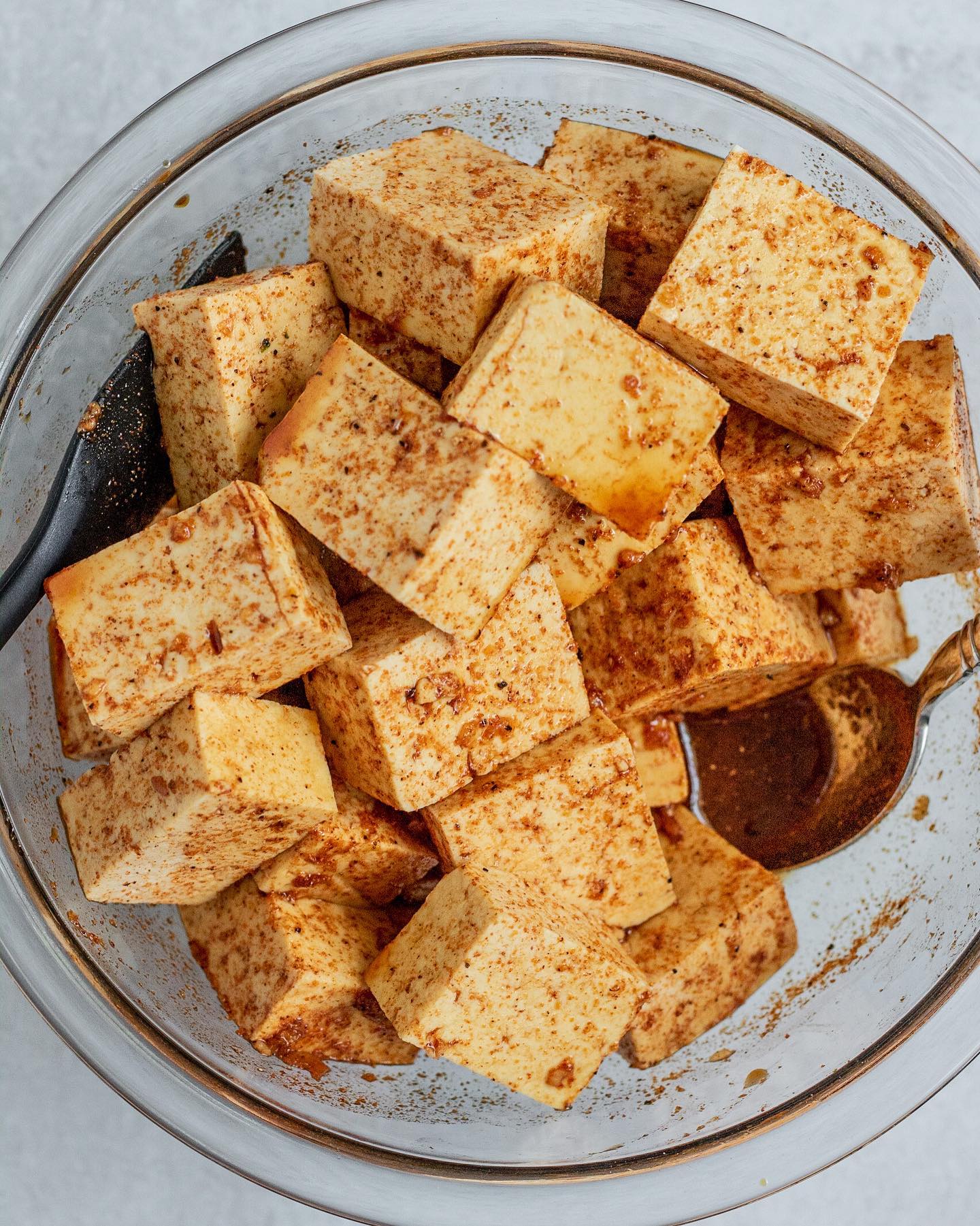 Sazón Grilled Tofu Skewers