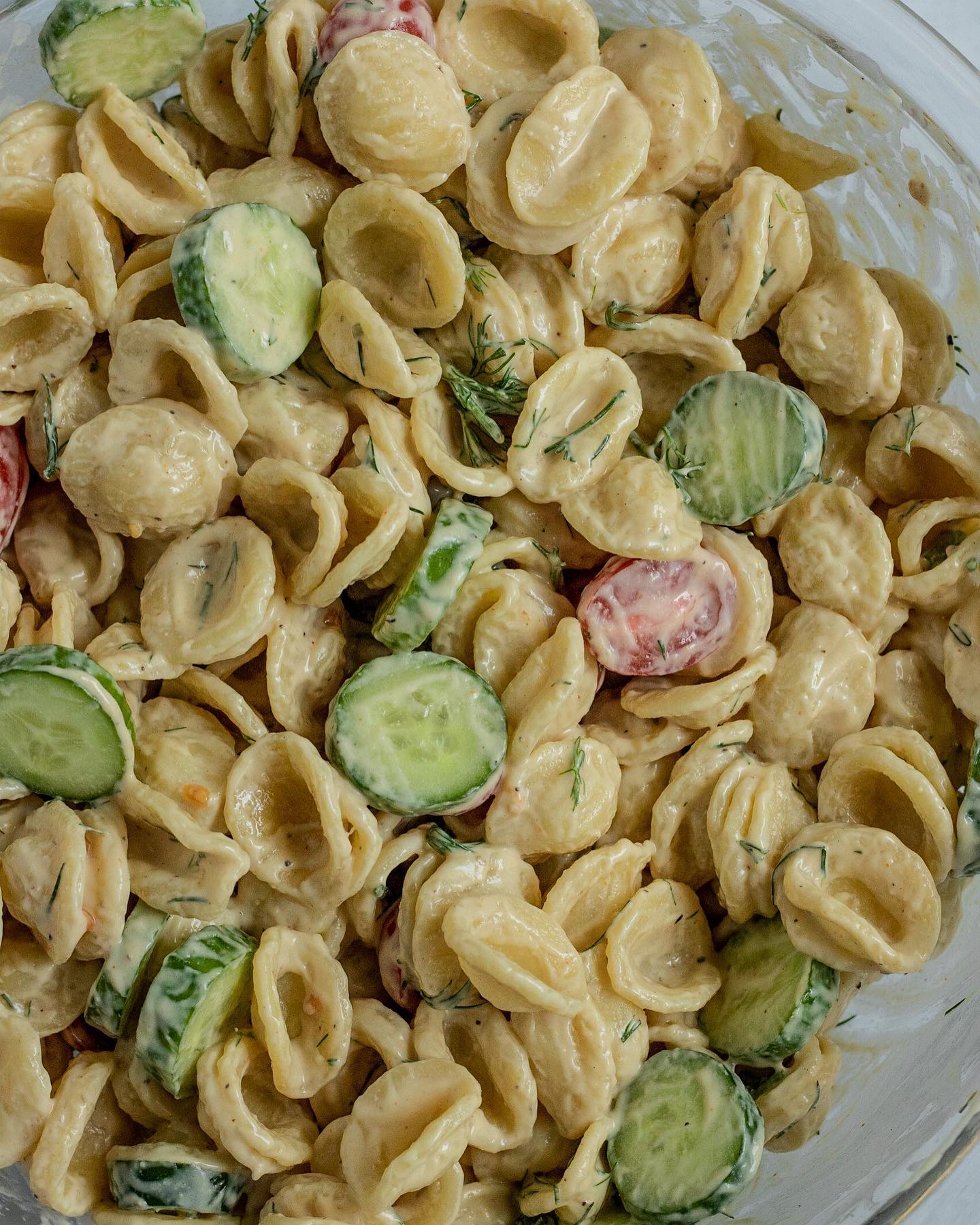Creamy Tahini Pasta Salad