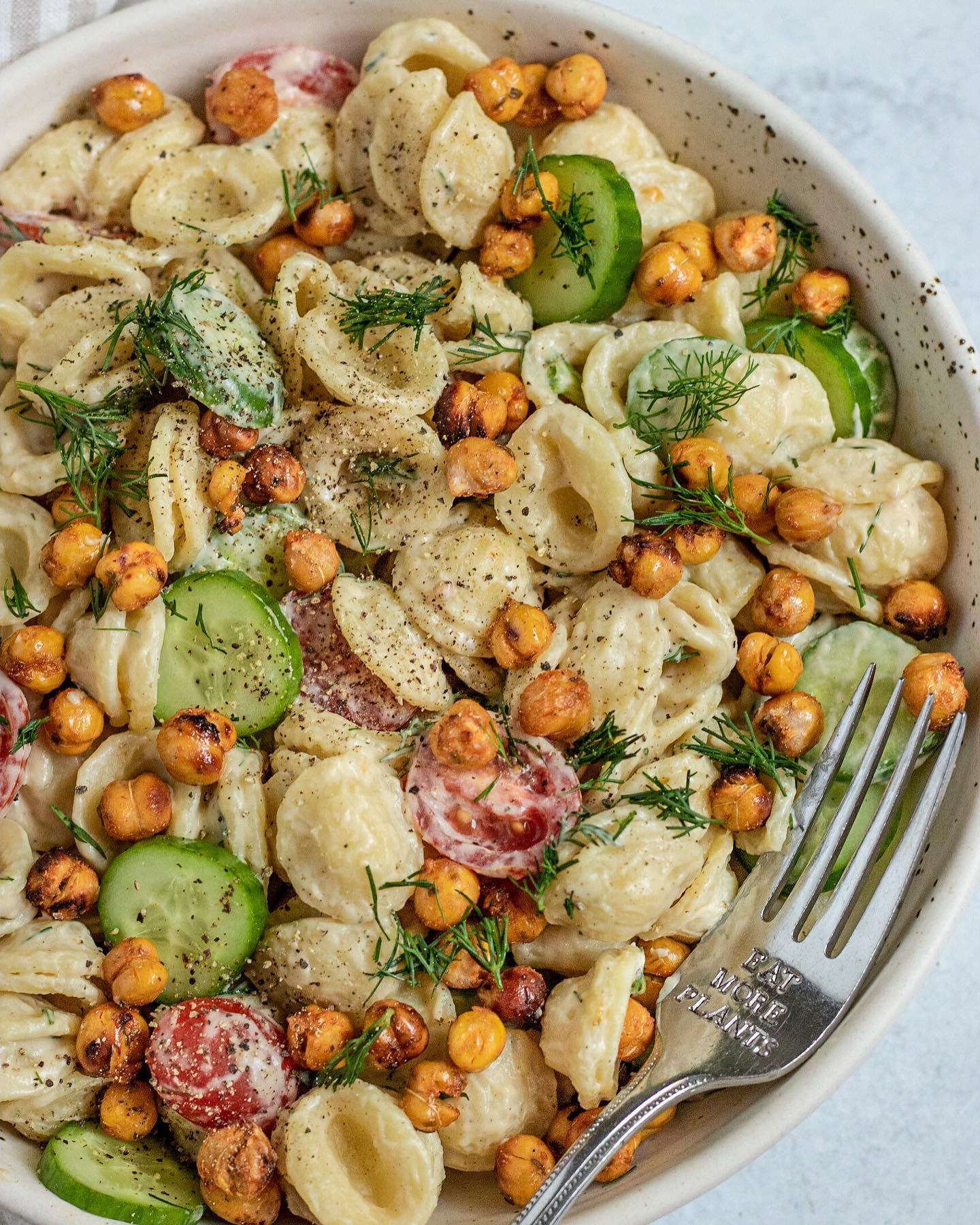 Creamy Tahini Pasta Salad