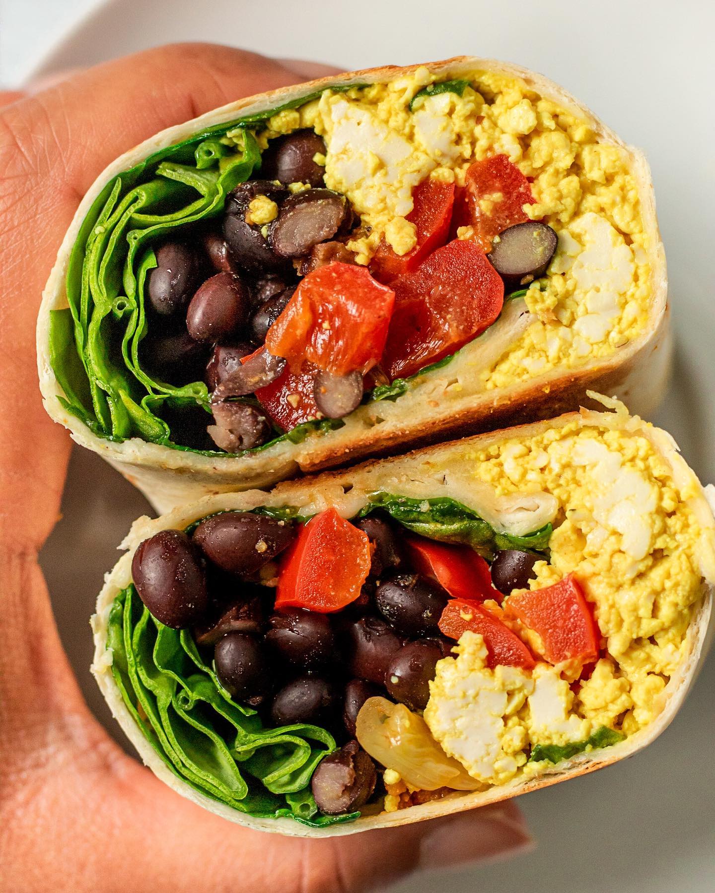 Vegan Tofu Breakfast Wrap