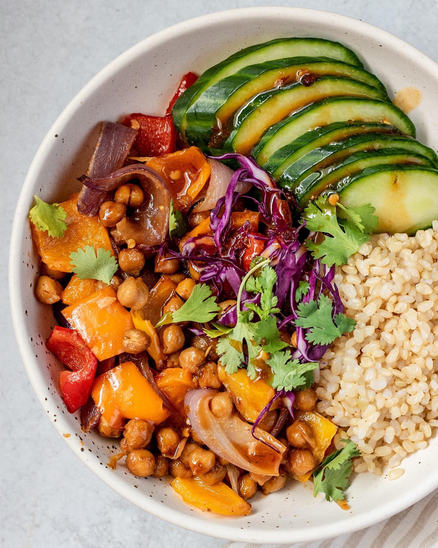Sweet Chili Chickpea Sheet Pan Delight
