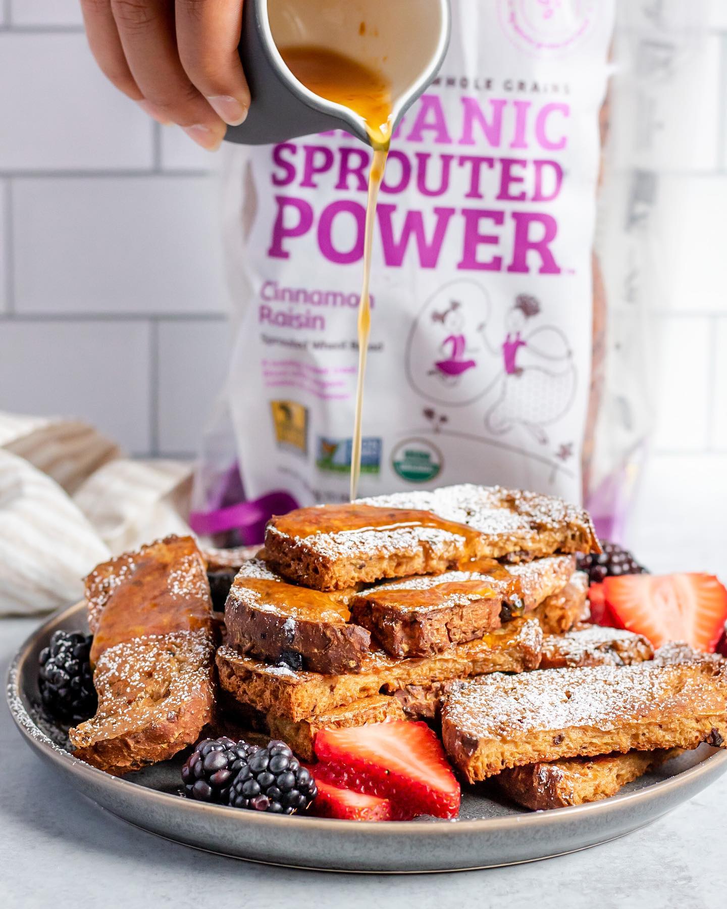 Vegan Cinnamon French Toast Sticks