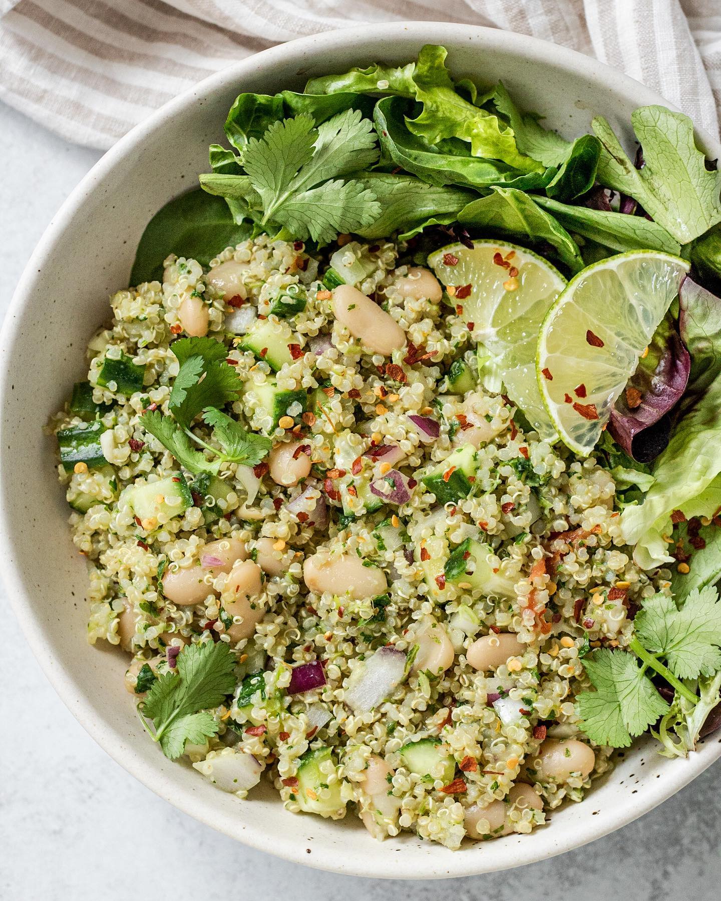 Quinoa Cilantro Lime Salad