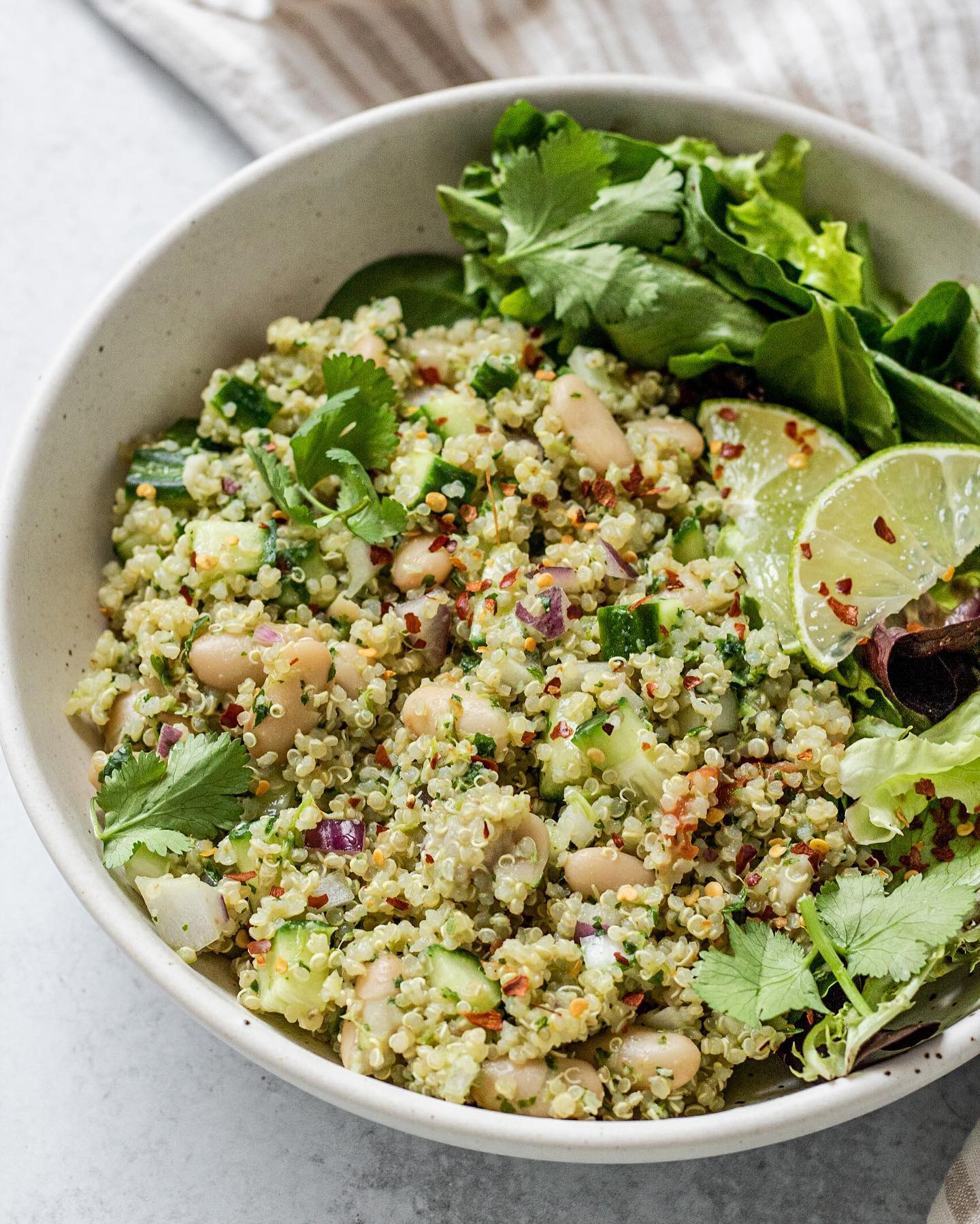 Quinoa Cilantro Lime Salad