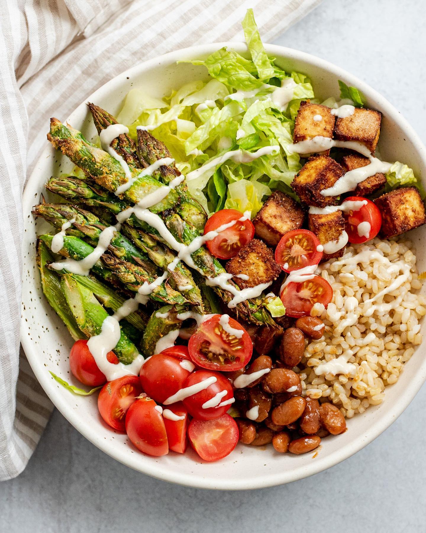 Sheet Pan Tofu and Asparagus with Lemon