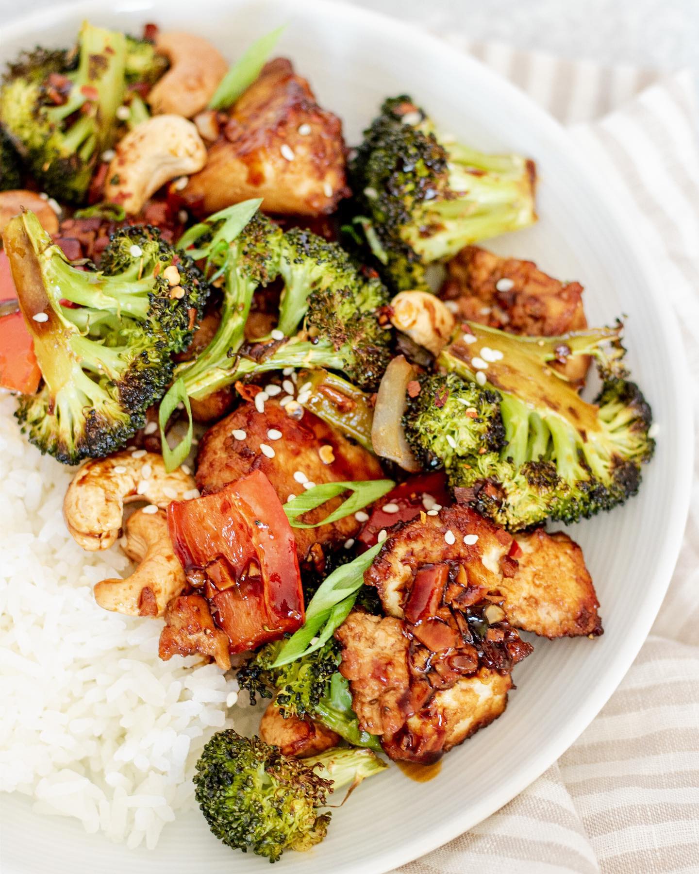 Sheet Pan Cashew Tofu