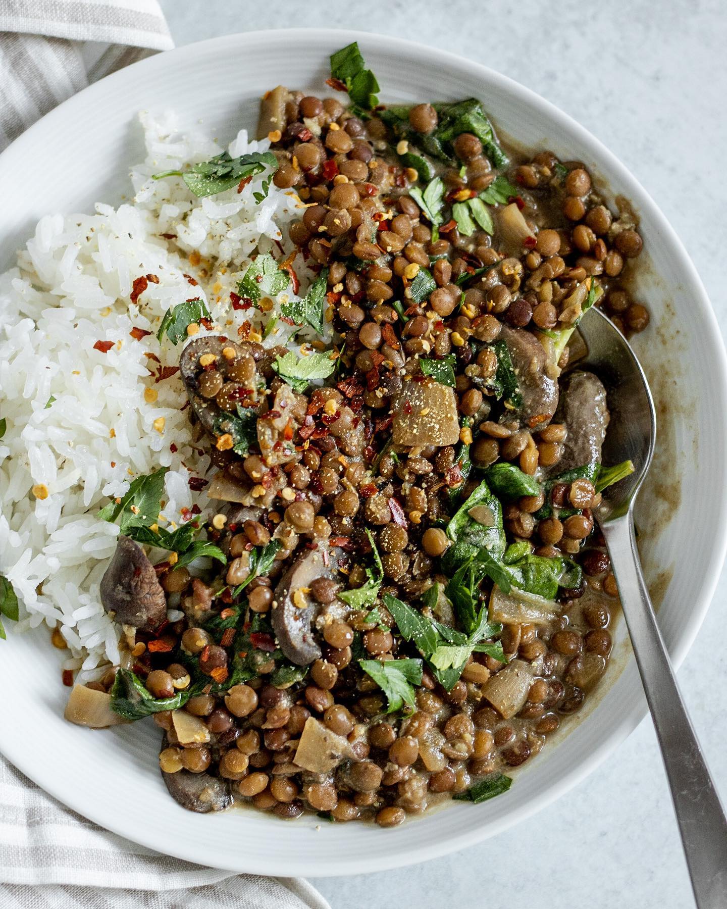 Creamy Mushroom and Lentil Stew: One-Pot Delight