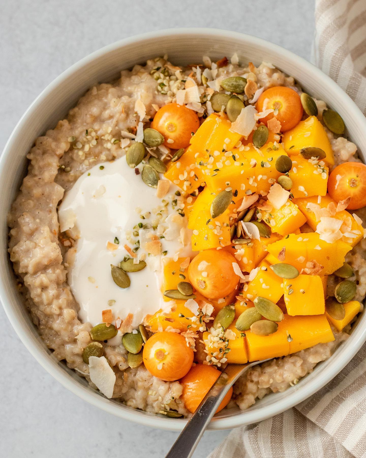 Vanilla Cardamom Steel Cut Oatmeal