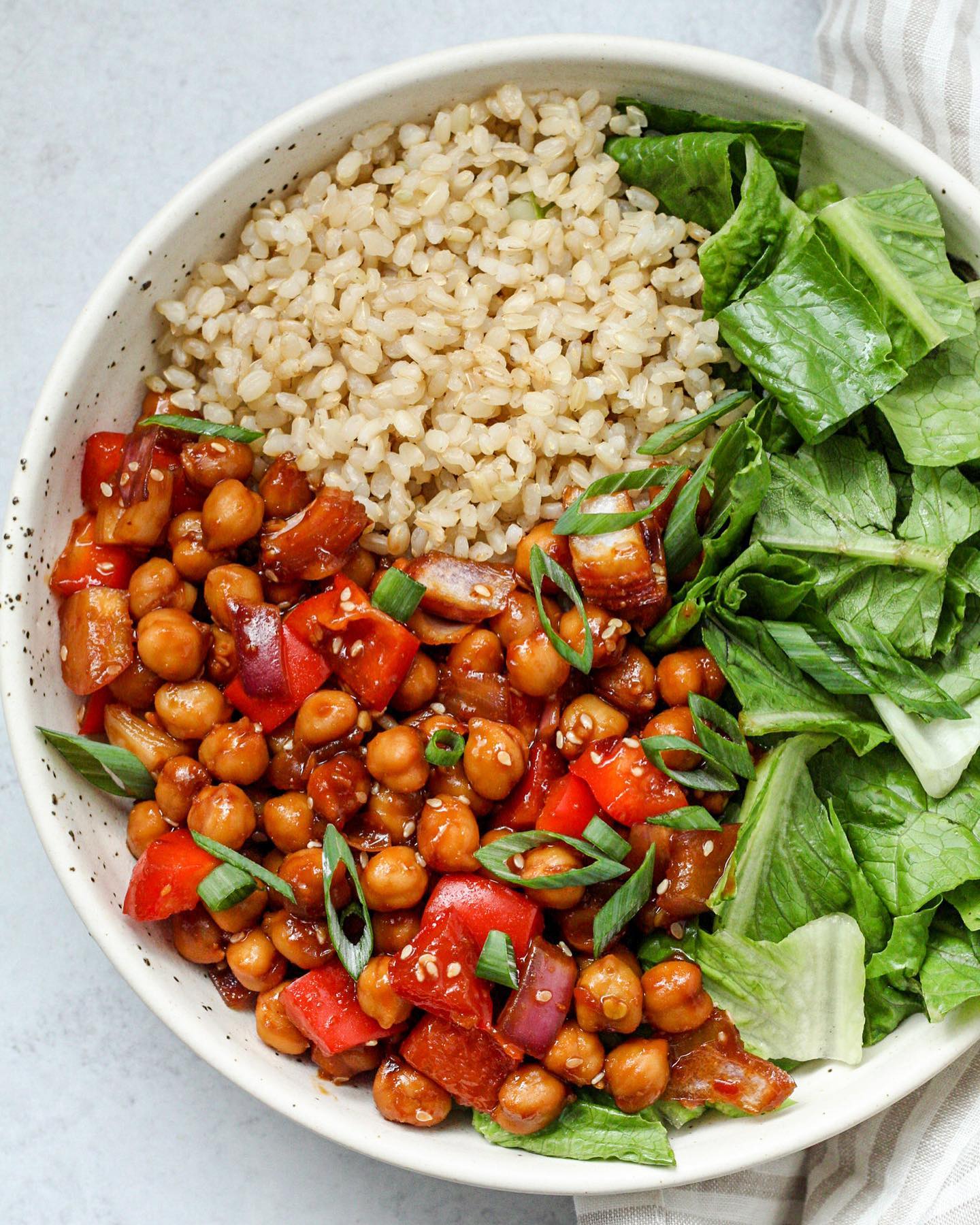 Garlic Chili Chickpeas
