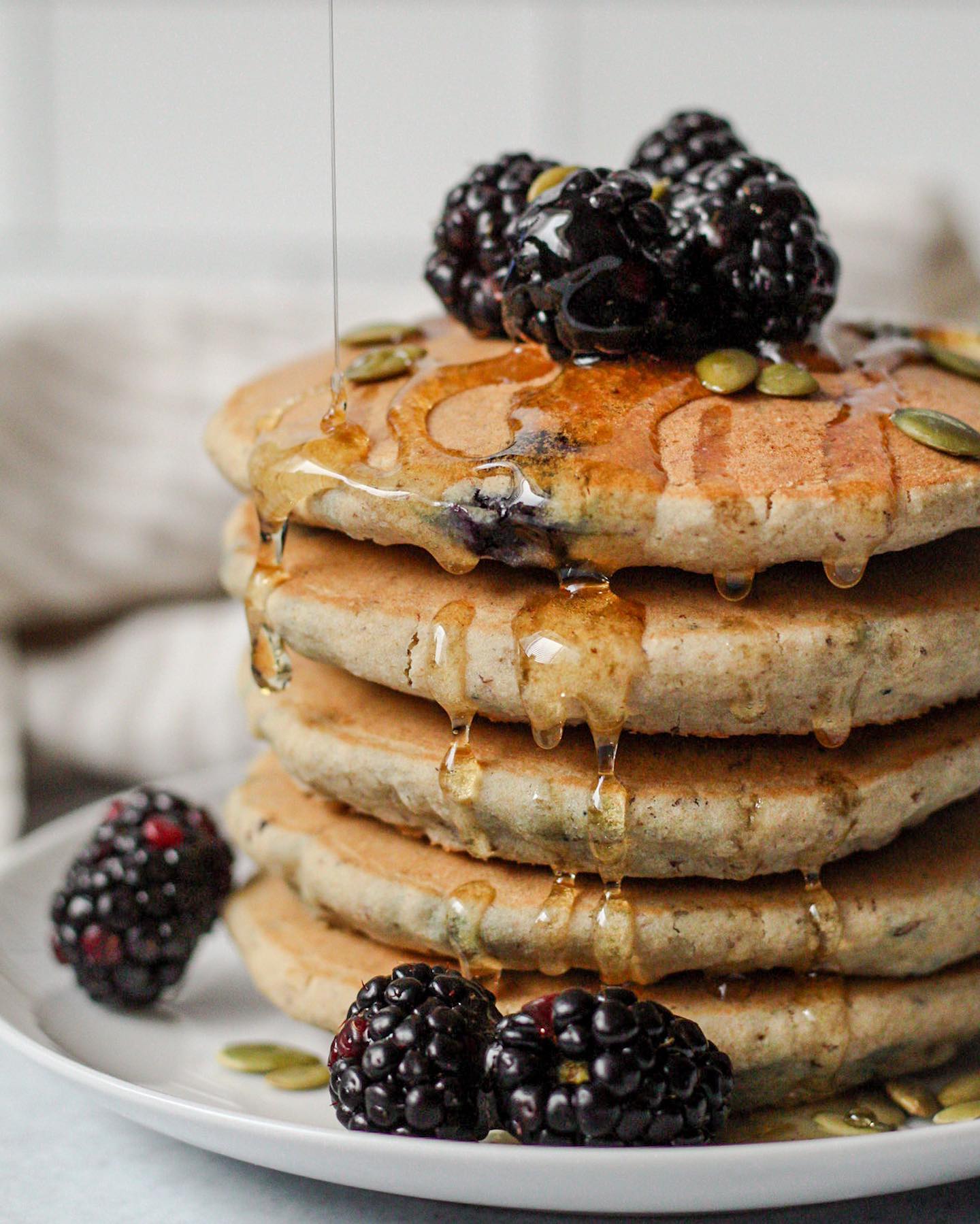 Fluffy Gluten Free Blueberry Pancakes