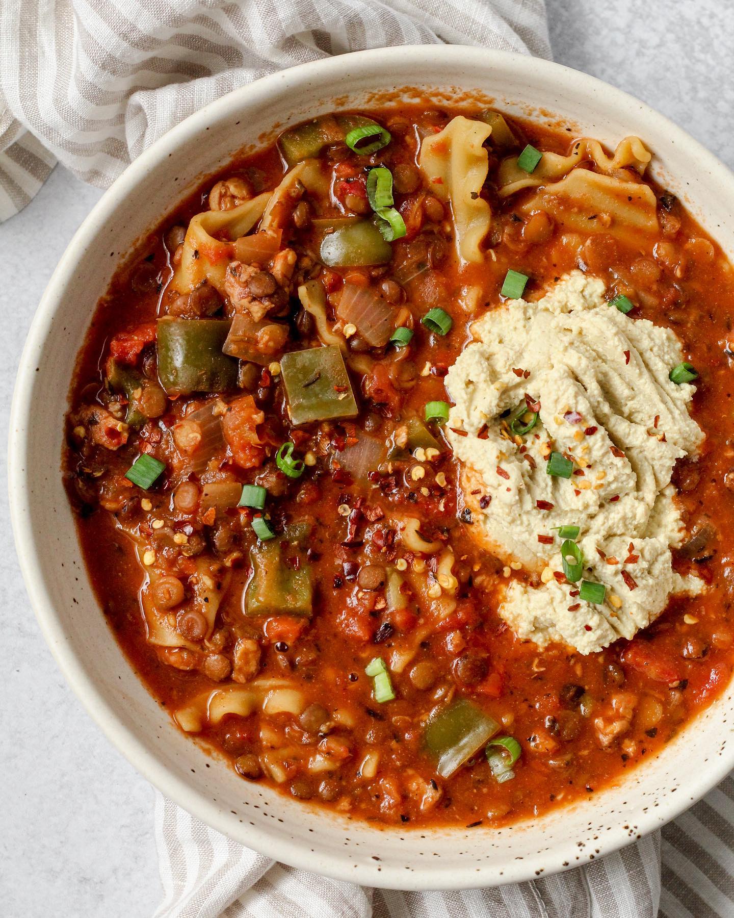 Comforting Lasagna Soup