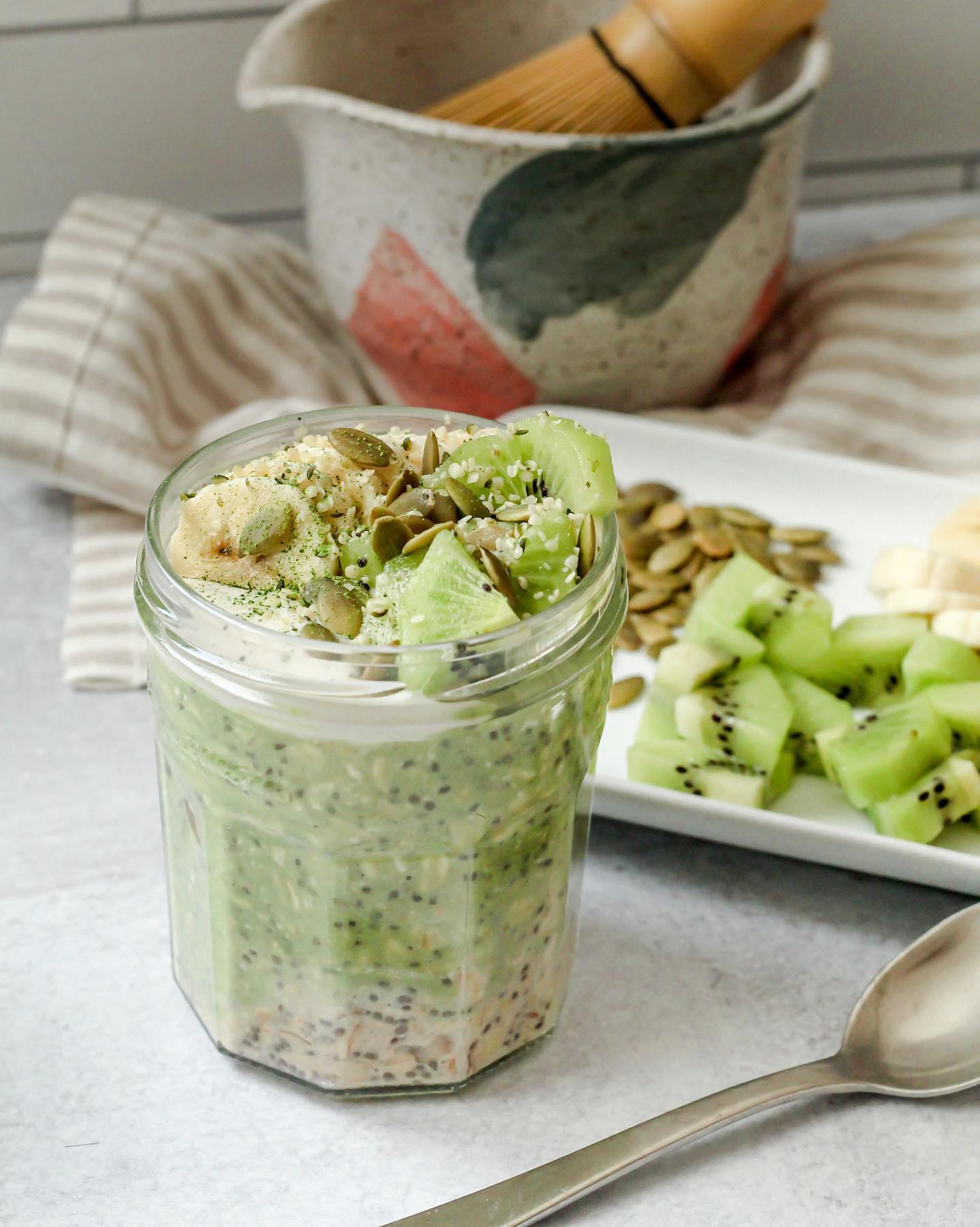 Matcha Latte Overnight Oats
