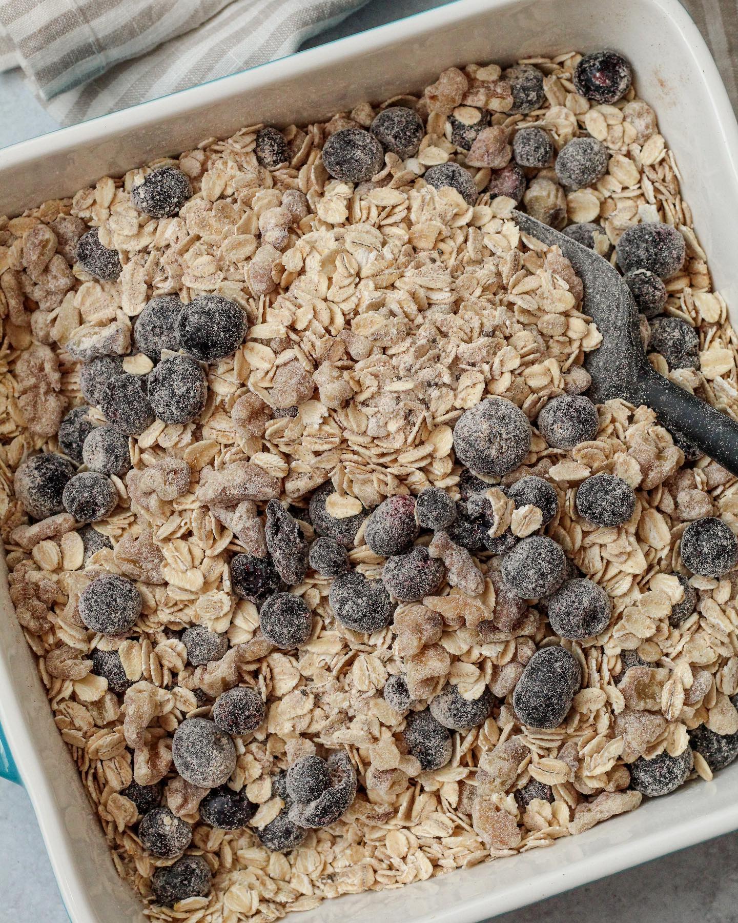Blueberry Walnut Baked Oatmeal
