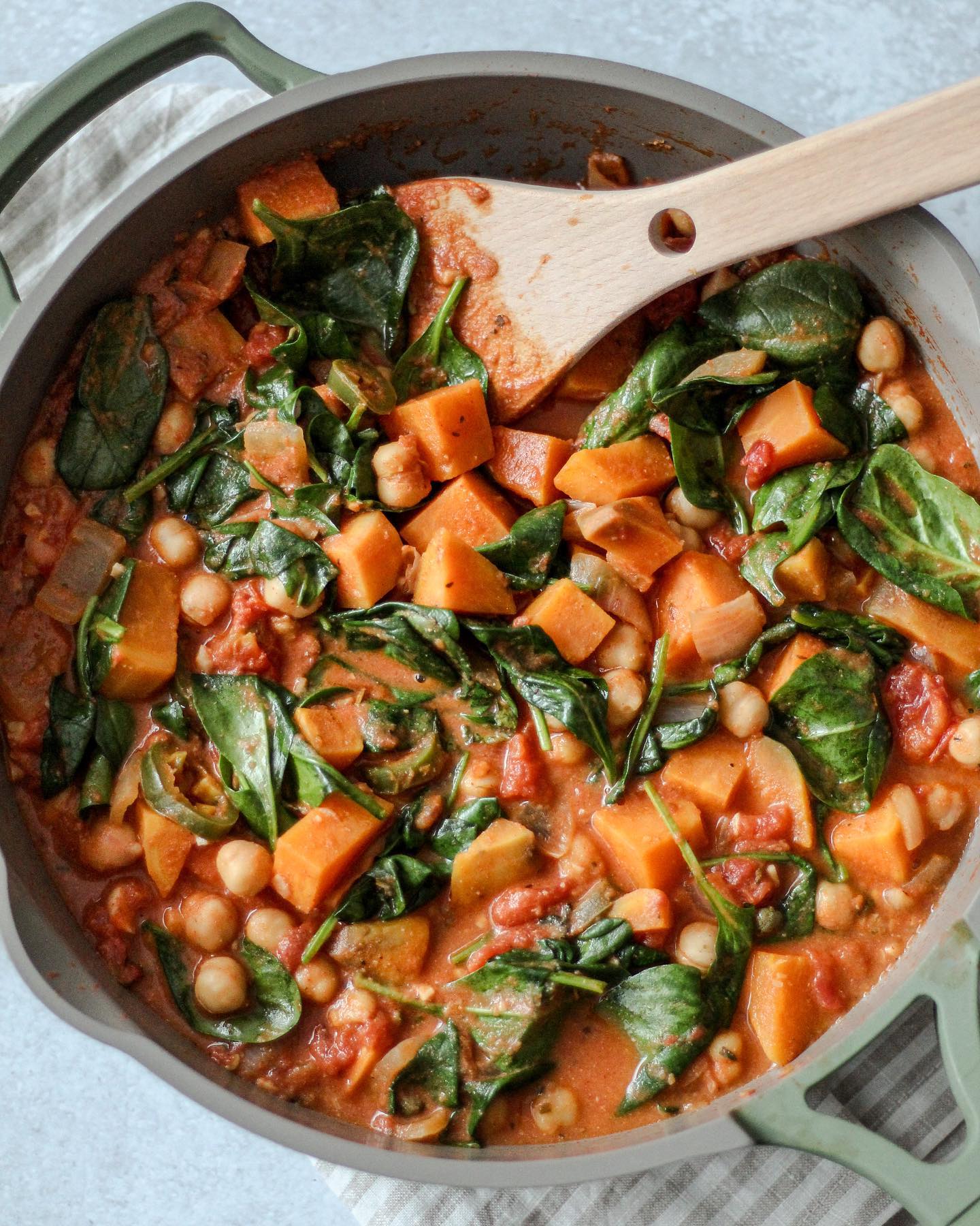 Quick and Hearty Chickpea Tomato Stew