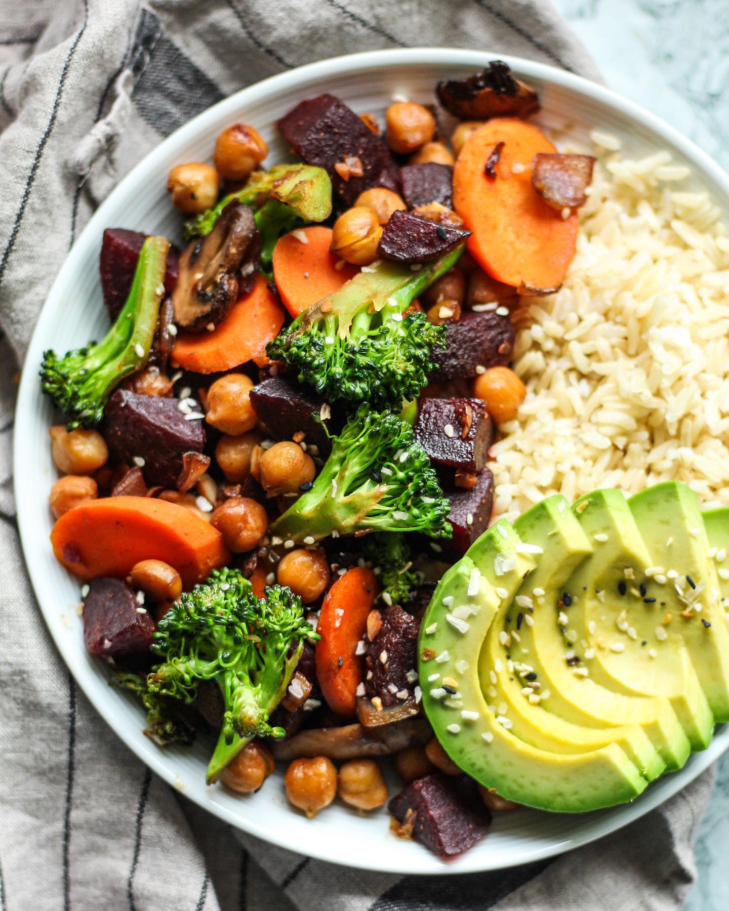 Maple Ginger Beet Stir Fry