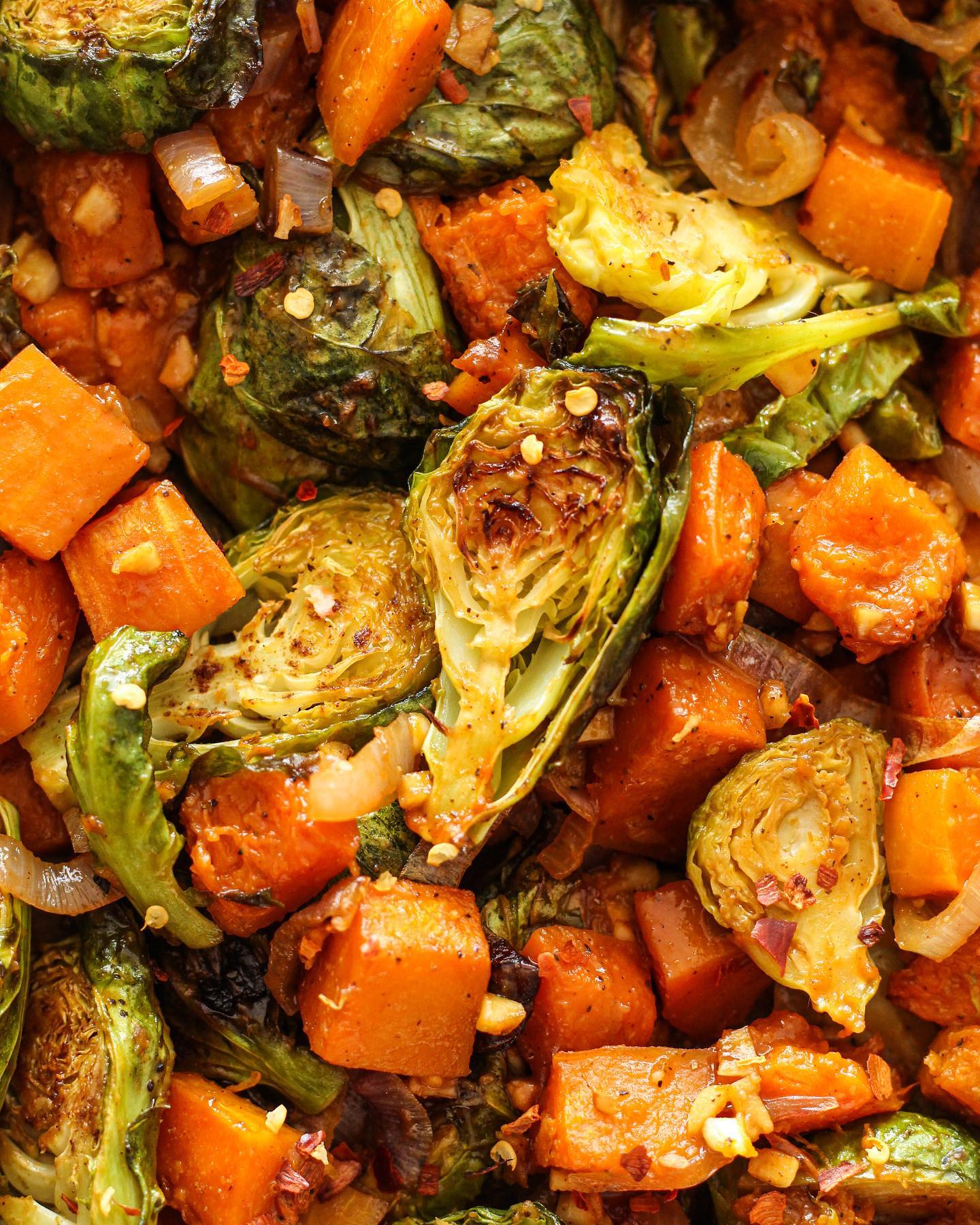 Orange Miso Roasted Vegetables