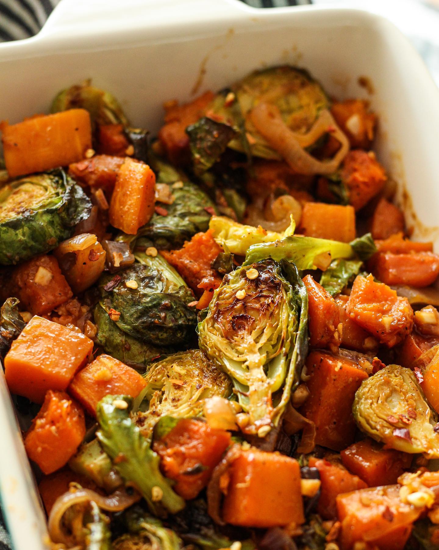 Orange Miso Roasted Vegetables
