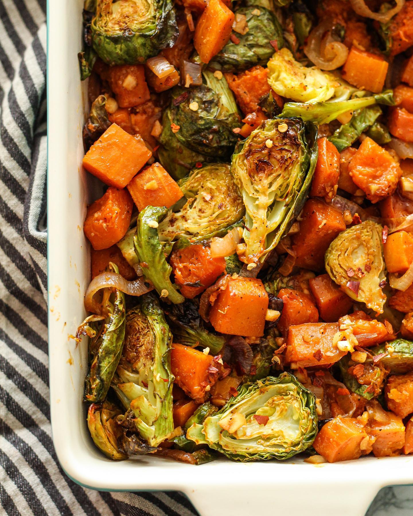 Orange Miso Roasted Vegetables