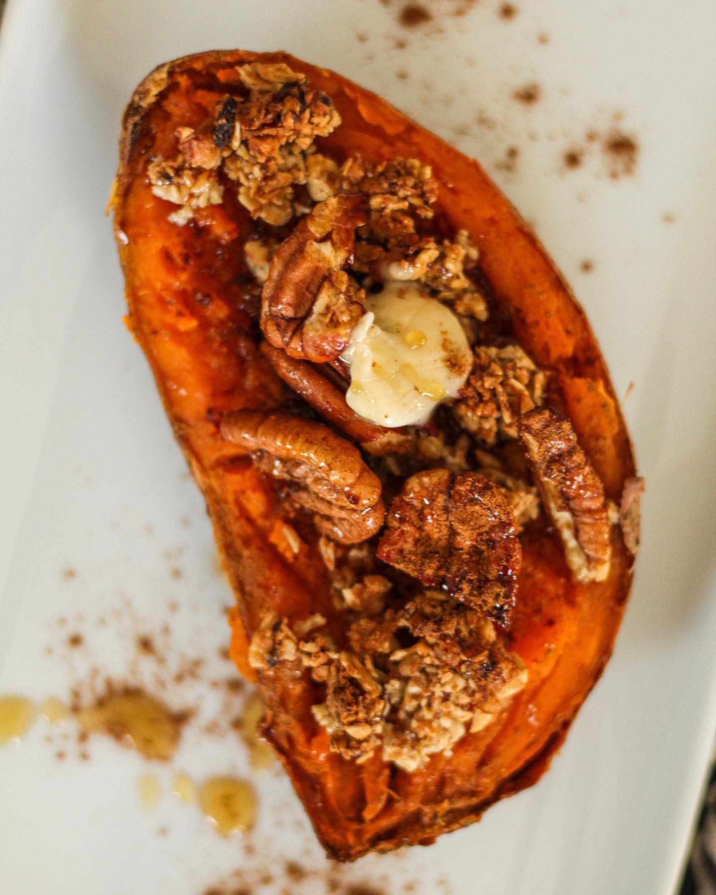 Sweet Potato Casserole Boats