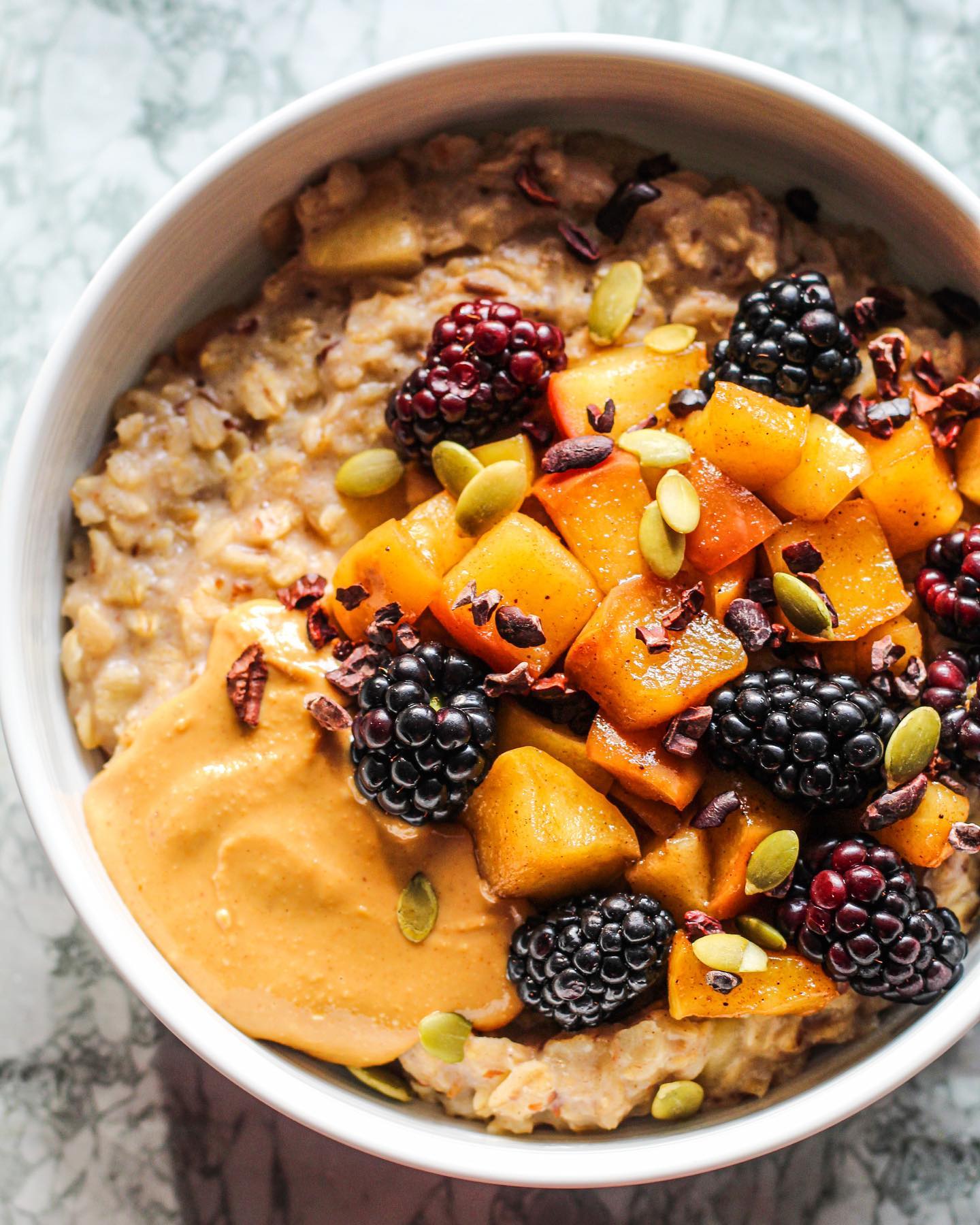 Apple Cider Oatmeal Breakfast Bowl