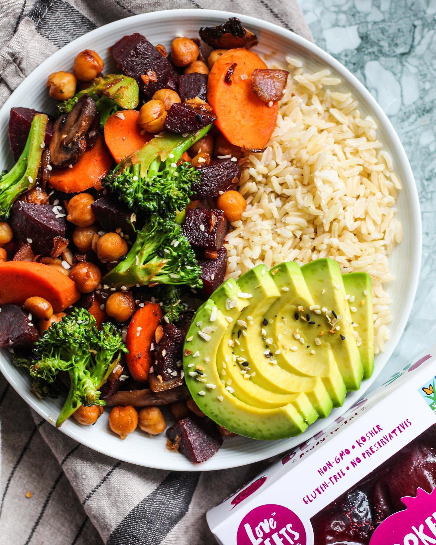 Maple Ginger Beet Stir Fry