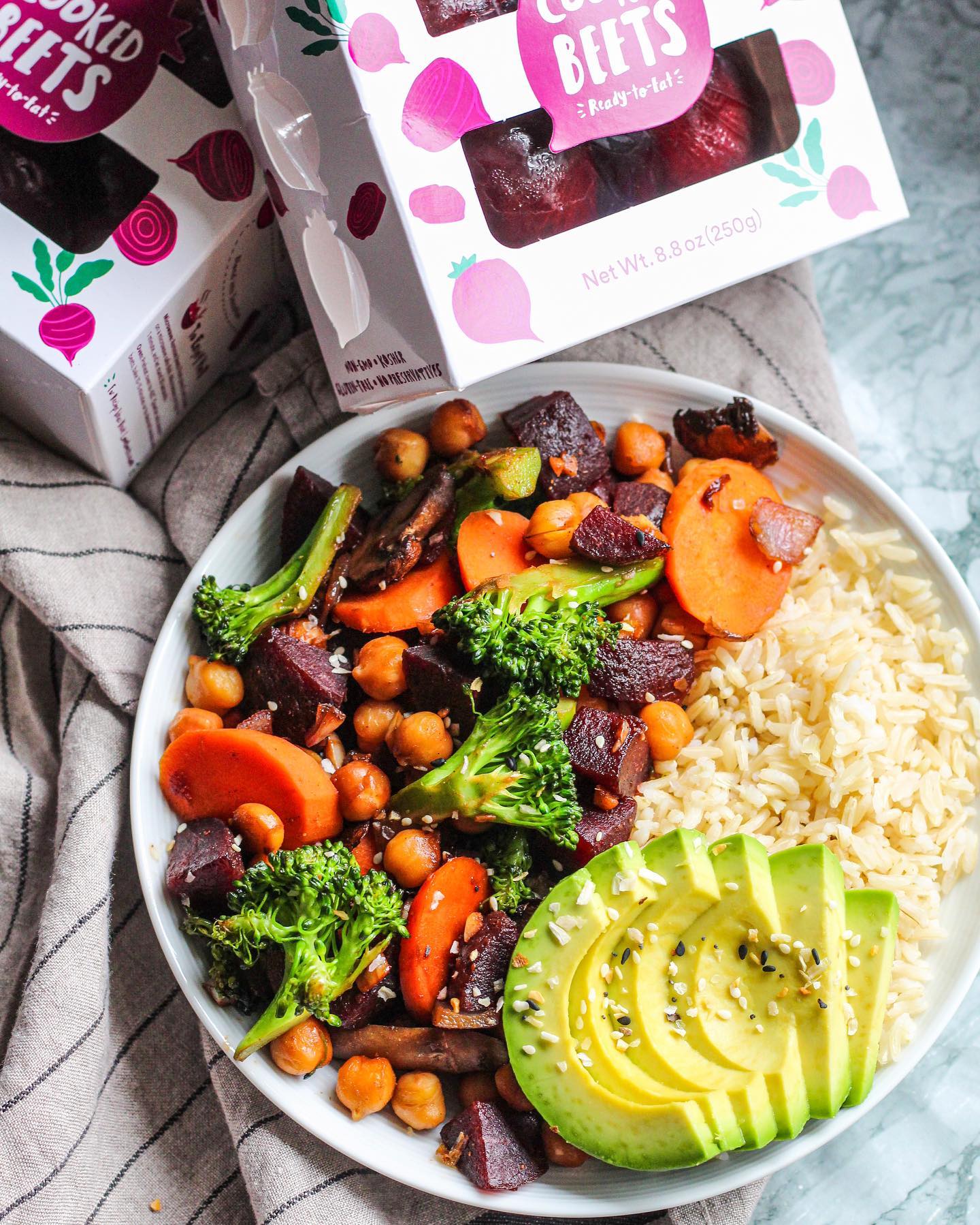 Maple Ginger Beet Stir Fry