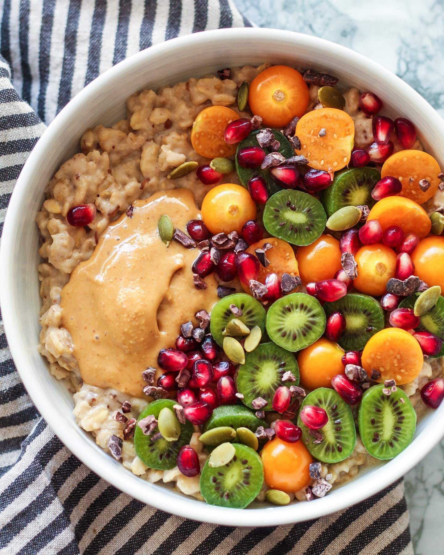 Coconut Cream Oatmeal Breakfast